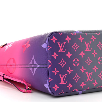 Louis Vuitton Monogram Giant Spring In The City Neverfull MM Midnight Fuchsia 9 of 11