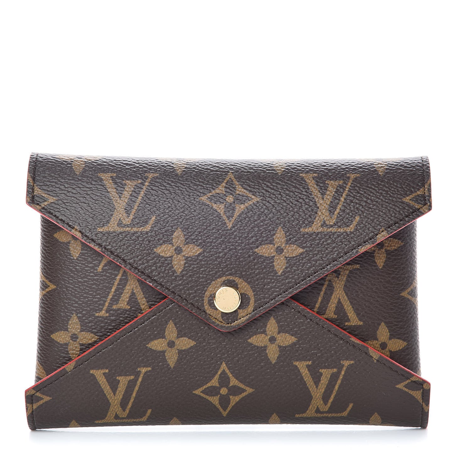 Monogram Medium Kirigami Pochette Insert Coquelicot