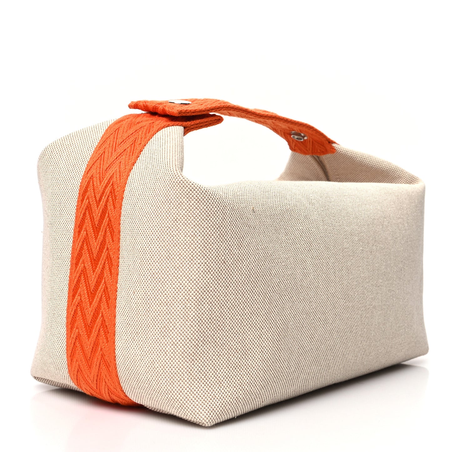 Canvas Large Bride-A-Brac Pouch Natural Orange