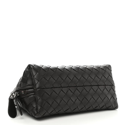 Bottega Veneta Nappa Intrecciato Cosmetic Case Black 4 of 7