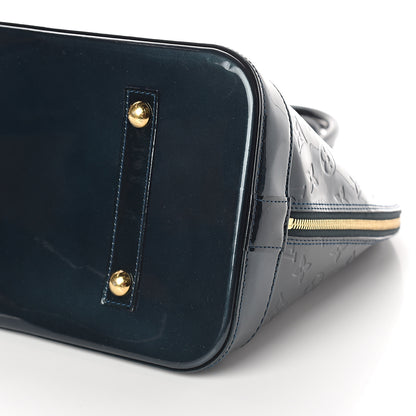 Louis Vuitton Vernis Alma GM Blue Infini 8 of 8