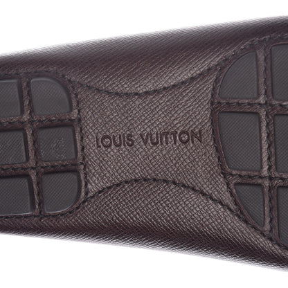 Louis Vuitton Taiga Monte Carlo Moccasin Loafers 8 Grizzli 6 of 11