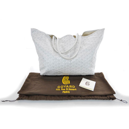 Goyard Goyardine Saint Louis GM White 3 of 9