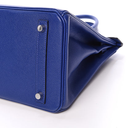 Hermes Epsom Birkin 30 Bleu Electrique 9 of 12