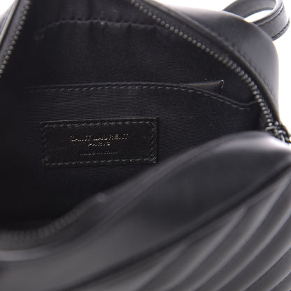 Saint Laurent Calfskin Matelasse Monogram Lou Belt Bag Black 8 of 10