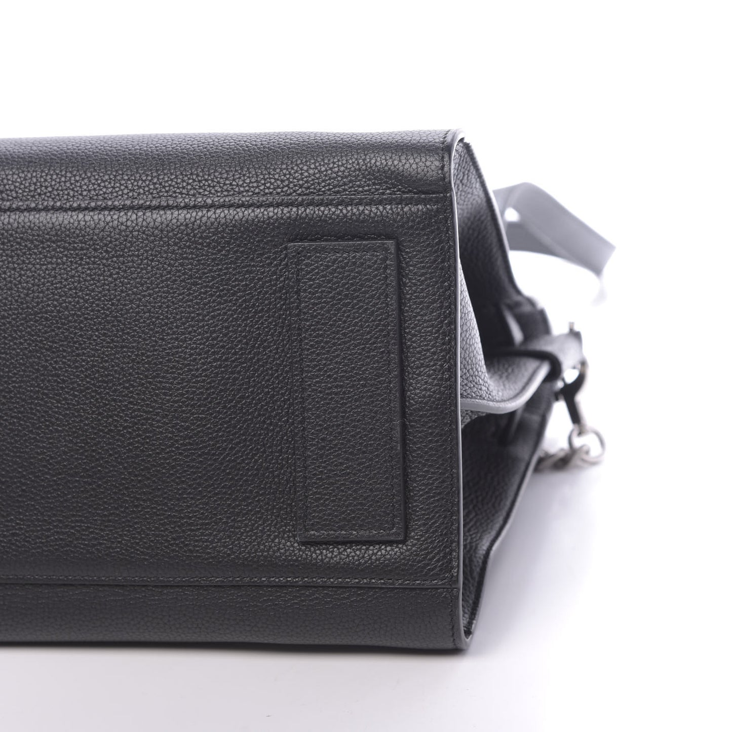 Grained Calfskin Small Supple Sac De Jour Duffle Black