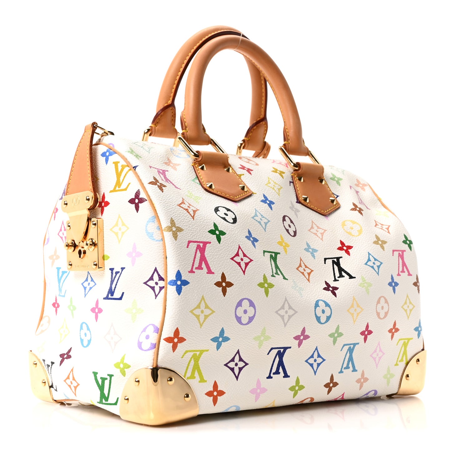Monogram Multicolor Speedy 30 White