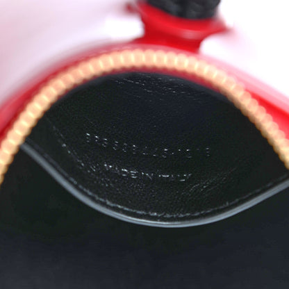 Saint Laurent Patent Sac Coeur Heart Shaped Clutch Red 7 of 10