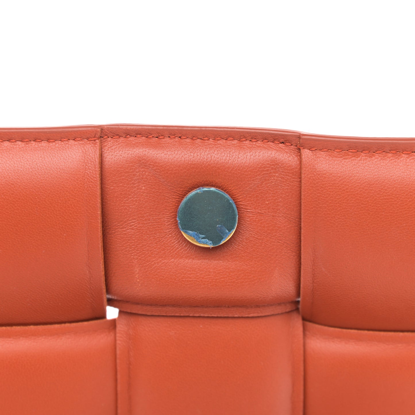 Lambskin Maxi Intreccio Padded Chain Cassette Crossbody Bag Maple