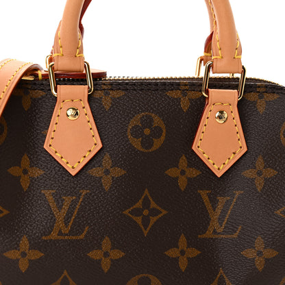 Louis Vuitton Monogram Nano Speedy Bandouliere 8 of 11