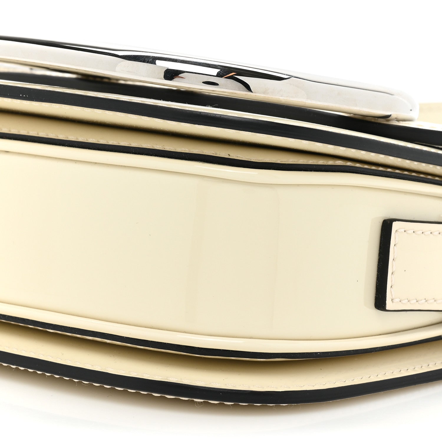 Valentino Garavani Patent Small Supervee Crossbody Bag Light Ivory 7 of 8