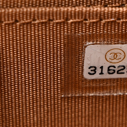 Chanel Lambskin Quilted Chanel 19 Zip Around Coin Purse Wallet Brown 6 of 8