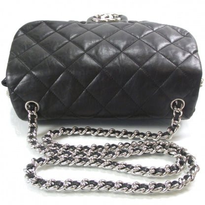 Chanel Lambskin Chain Around Large Messenger Bag Black 5 of 12