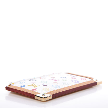 Louis Vuitton Monogram Multicolor Key Pouch White 4 of 6