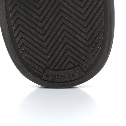 Chanel Grained Calfskin Fabric Womens Logo Sneakers 41White Black 6 of 9