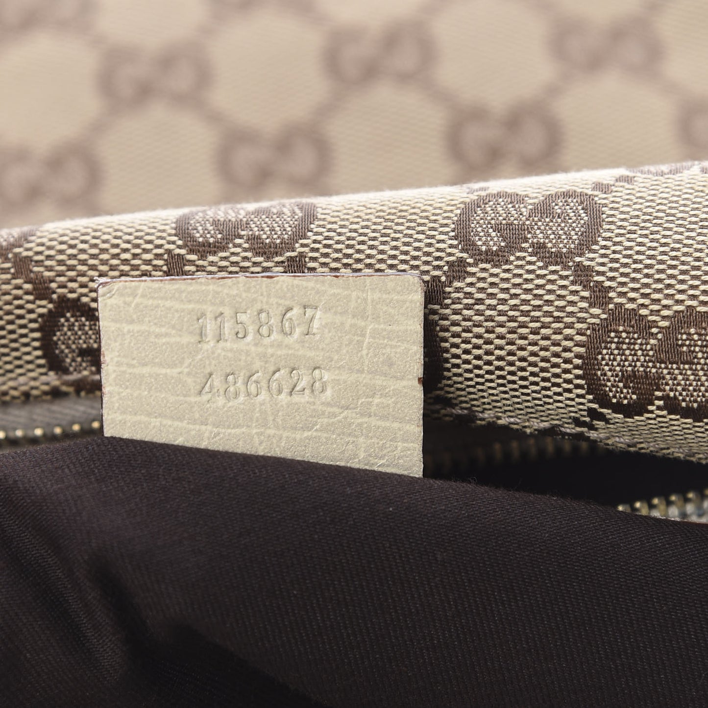 Monogram Medium Horsebit Chain Hobo Off White