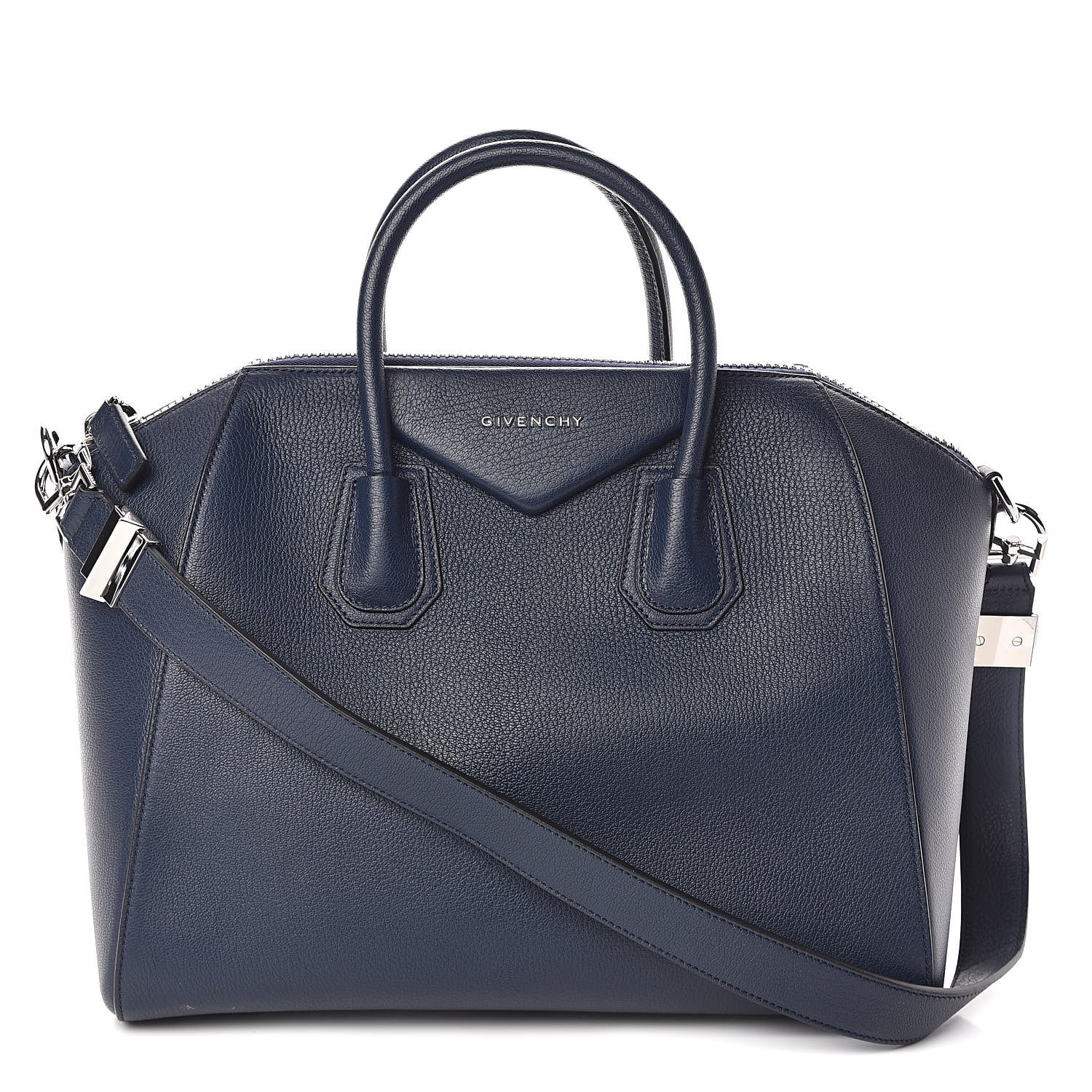 Givenchy Sugar Goatskin Medium Antigona Deep Blue 1 of 9