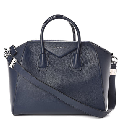 Givenchy Sugar Goatskin Medium Antigona Deep Blue 1 of 9