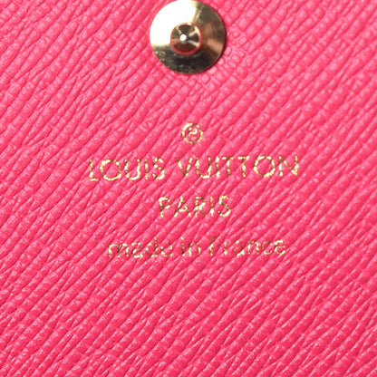 Louis Vuitton Monogram 2015 Christmas Animation Sarah Wallet Hibiscus 6 of 9