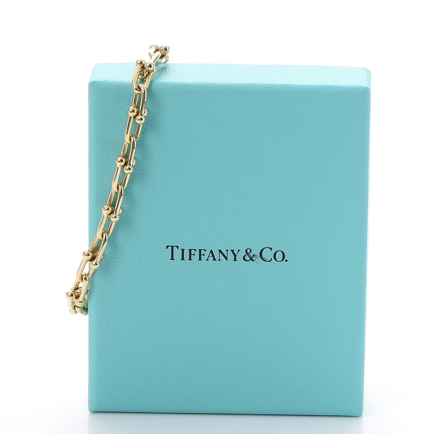 Tiffany 18K Yellow Gold Small HardWear Link Bracelet 261235