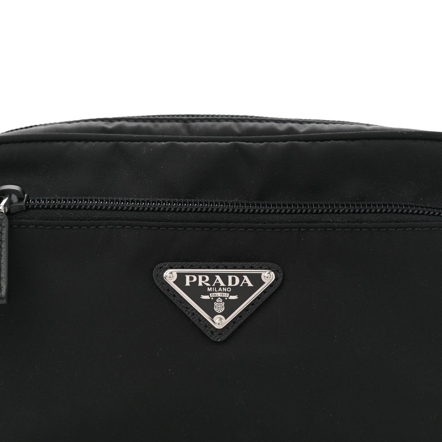 Re-Nylon Saffiano Belt Bag Black