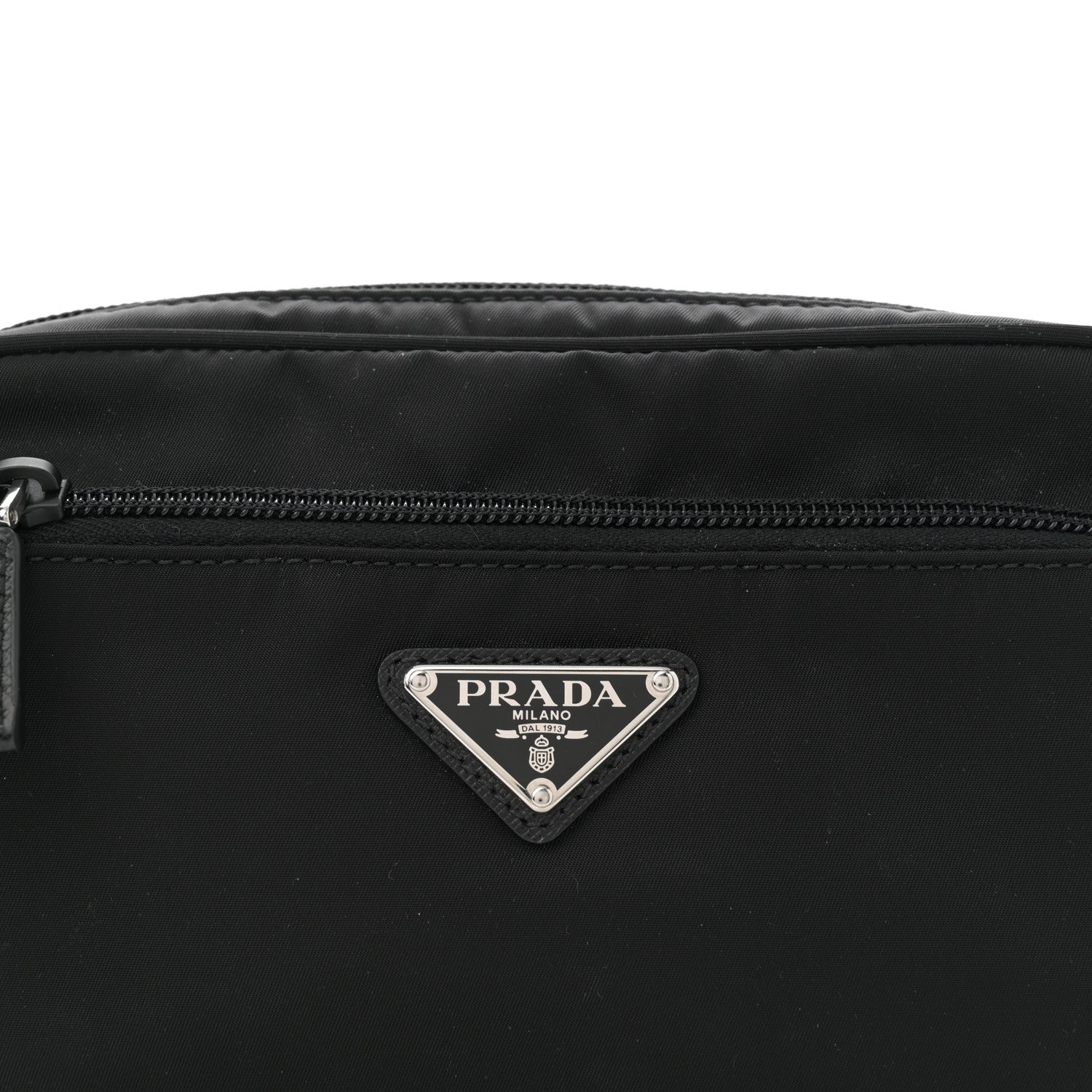 Prada Re-Nylon Saffiano Belt Bag Black 7 of 10