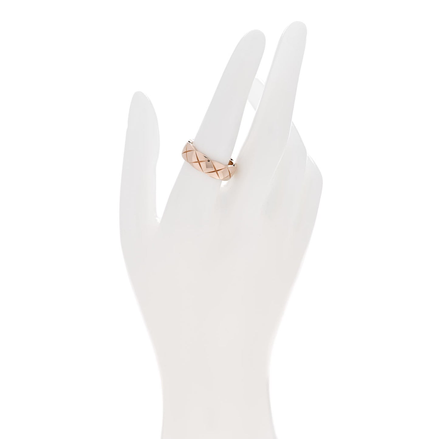 18K Beige Gold Small Coco Crush Ring 57 8