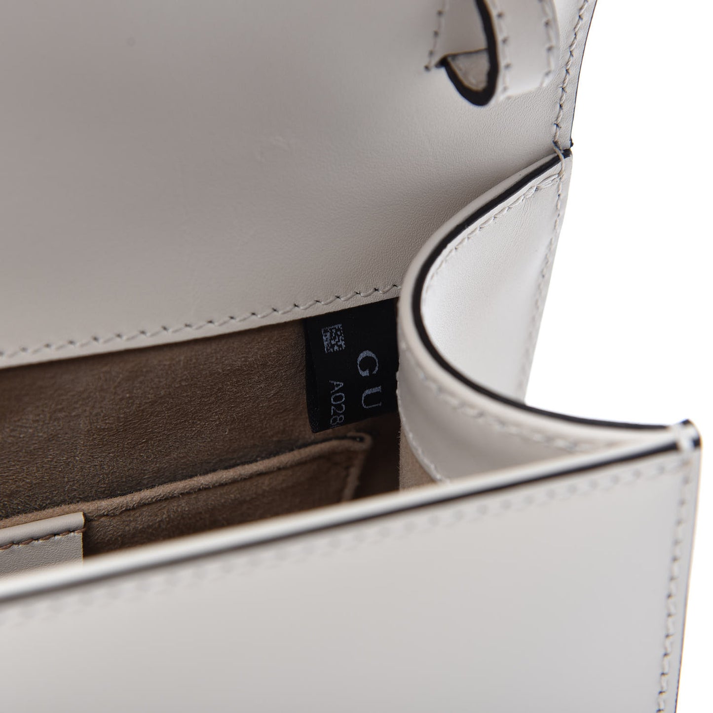 Calfskin Mini Sylvie Top Handle Bag White