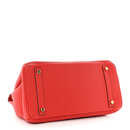 Hermes Togo Birkin 30 Rouge Tomate 4 of 11
