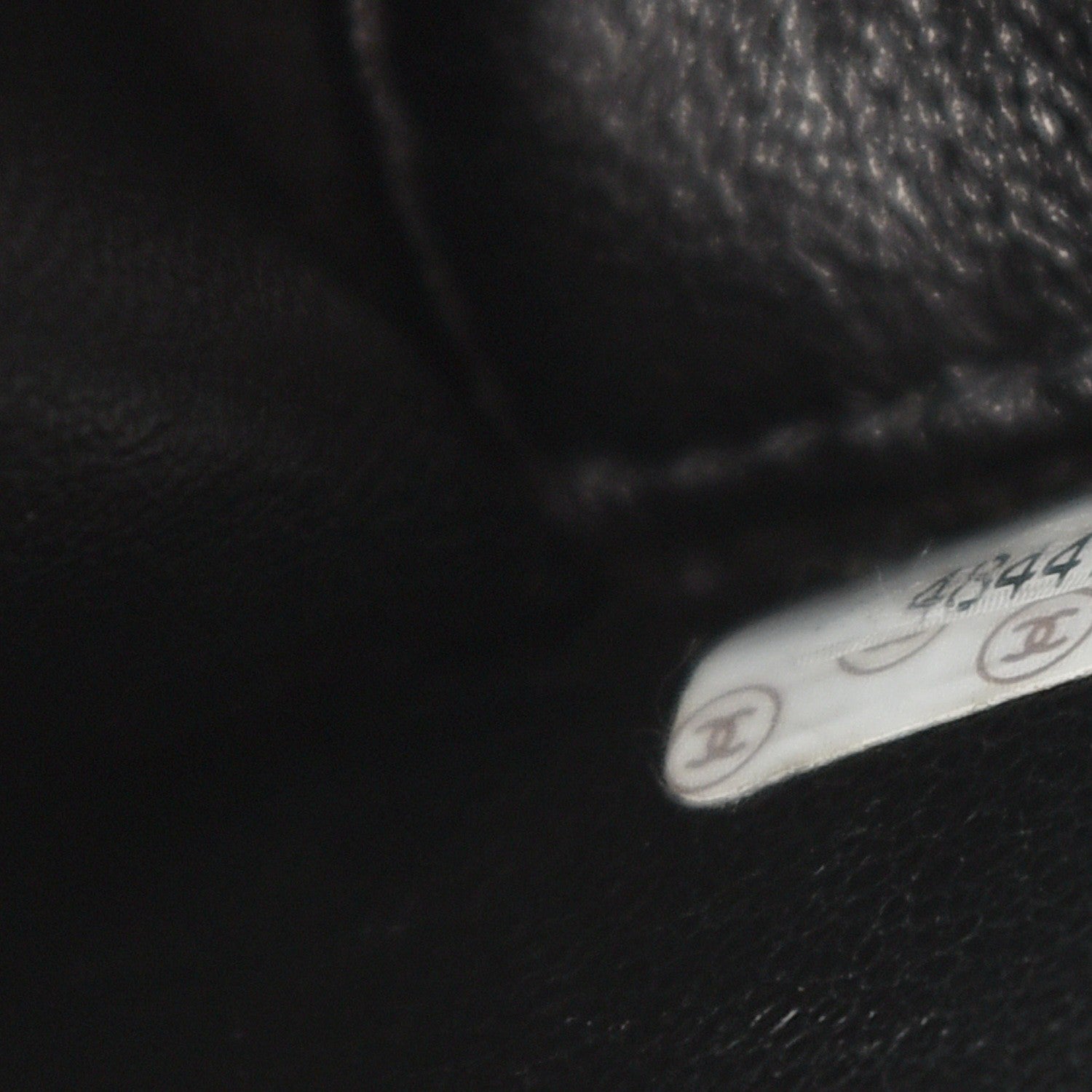 Chanel Canvas Quilted Letter Printed Flap Black 7 of 11
