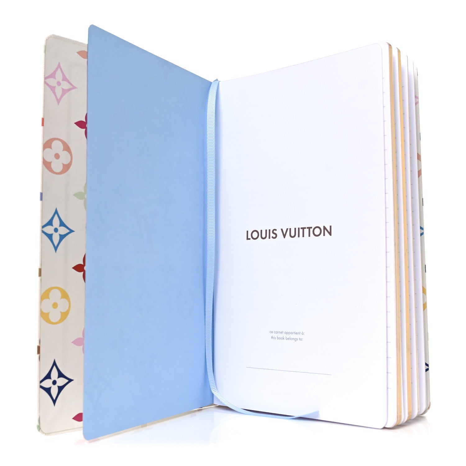 Louis Vuitton LV x TM Monogram Multicolor Jane Notebook MM White 5 of 7