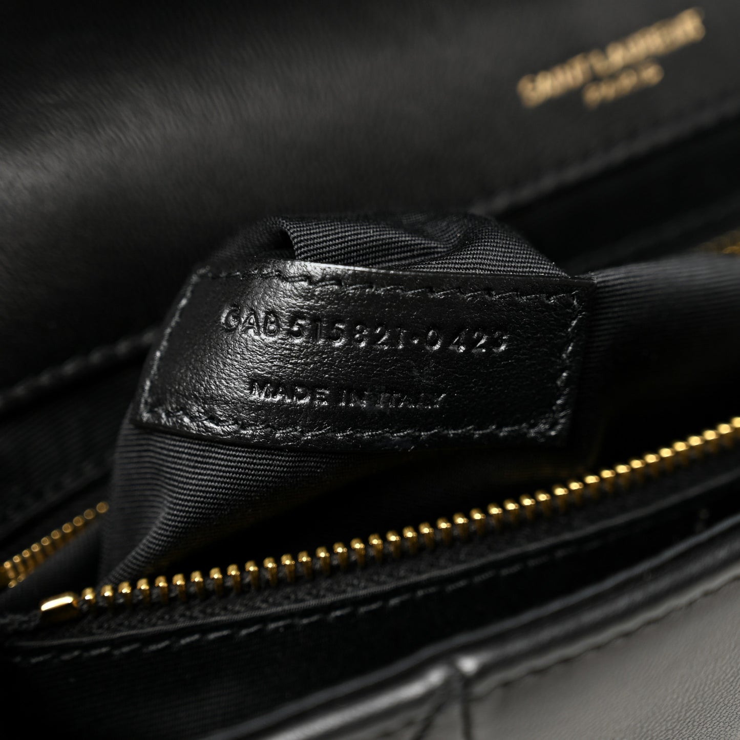 Lambskin Patchwork Monogram Medium Jamie Black