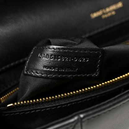 Saint Laurent Lambskin Patchwork Monogram Medium Jamie Black 7 of 11
