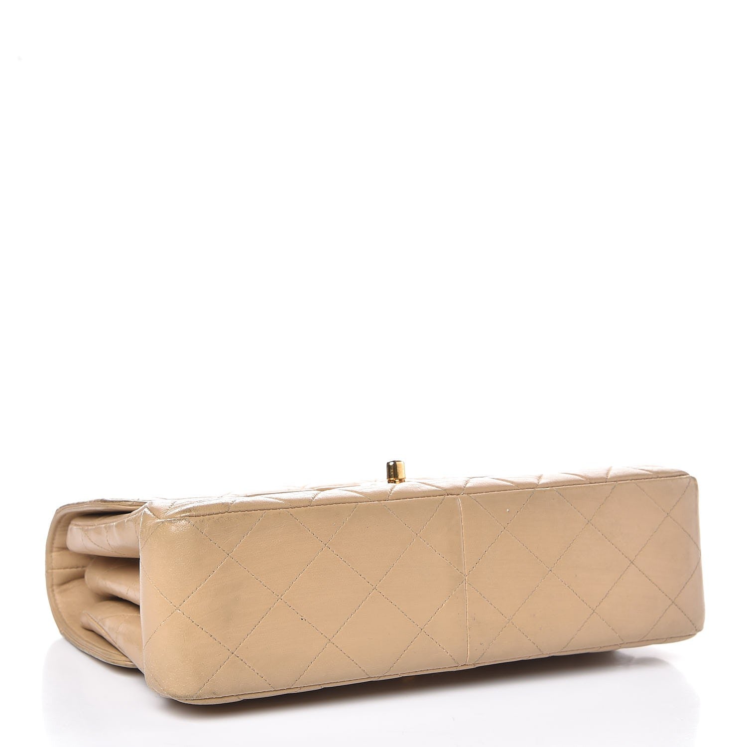 Chanel Lambskin Quilted Medium Double Sided Flap Beige 4 of 18