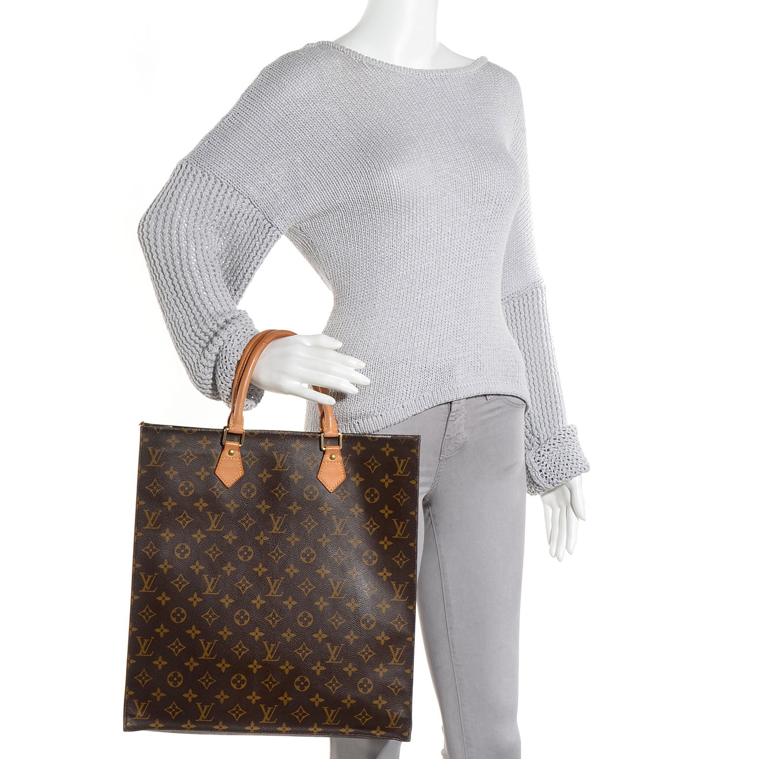 Louis Vuitton Monogram Sac Plat 2 of 16