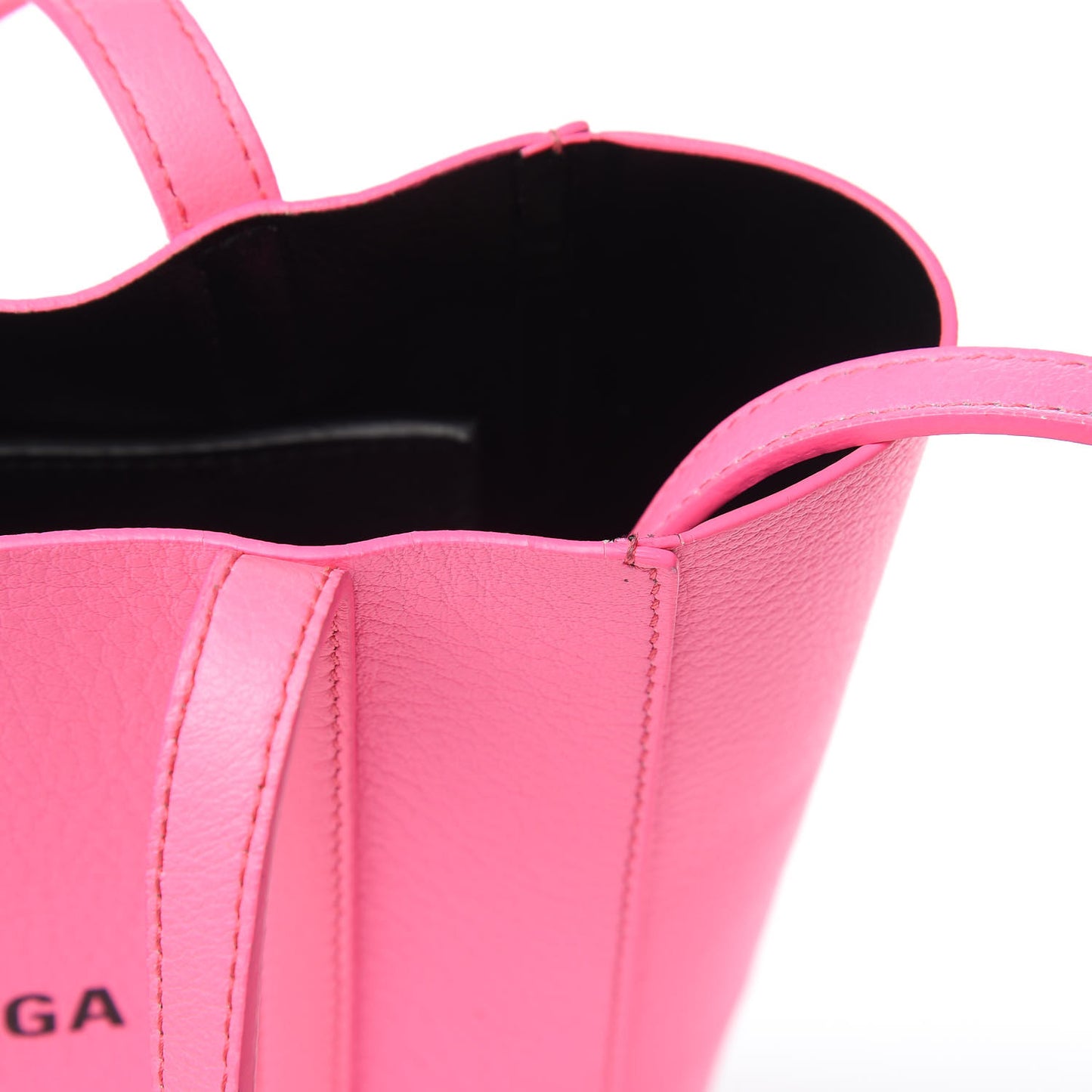 Calfskin XXS Everyday Tote Neon Pink