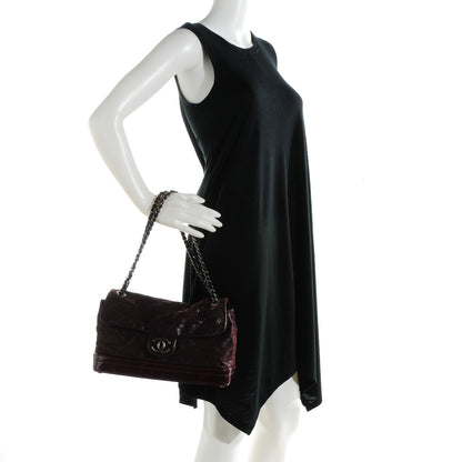Chanel Iridescent Calfskin Quilted VIP Flap Bordeaux 2 of 7