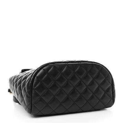 Chanel Lambskin Quilted Small Urban Spirit Backpack Black 4 of 9