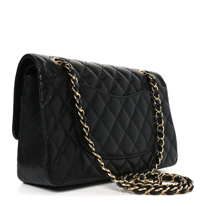 Chanel Caviar Quilted Medium Double Flap Black 3 of 11