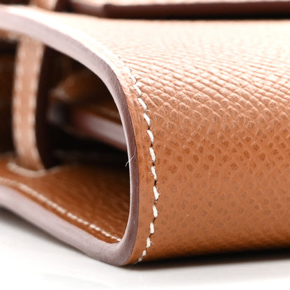 Hermes Epsom Kelly Wallet To Go Gold 8 of 9