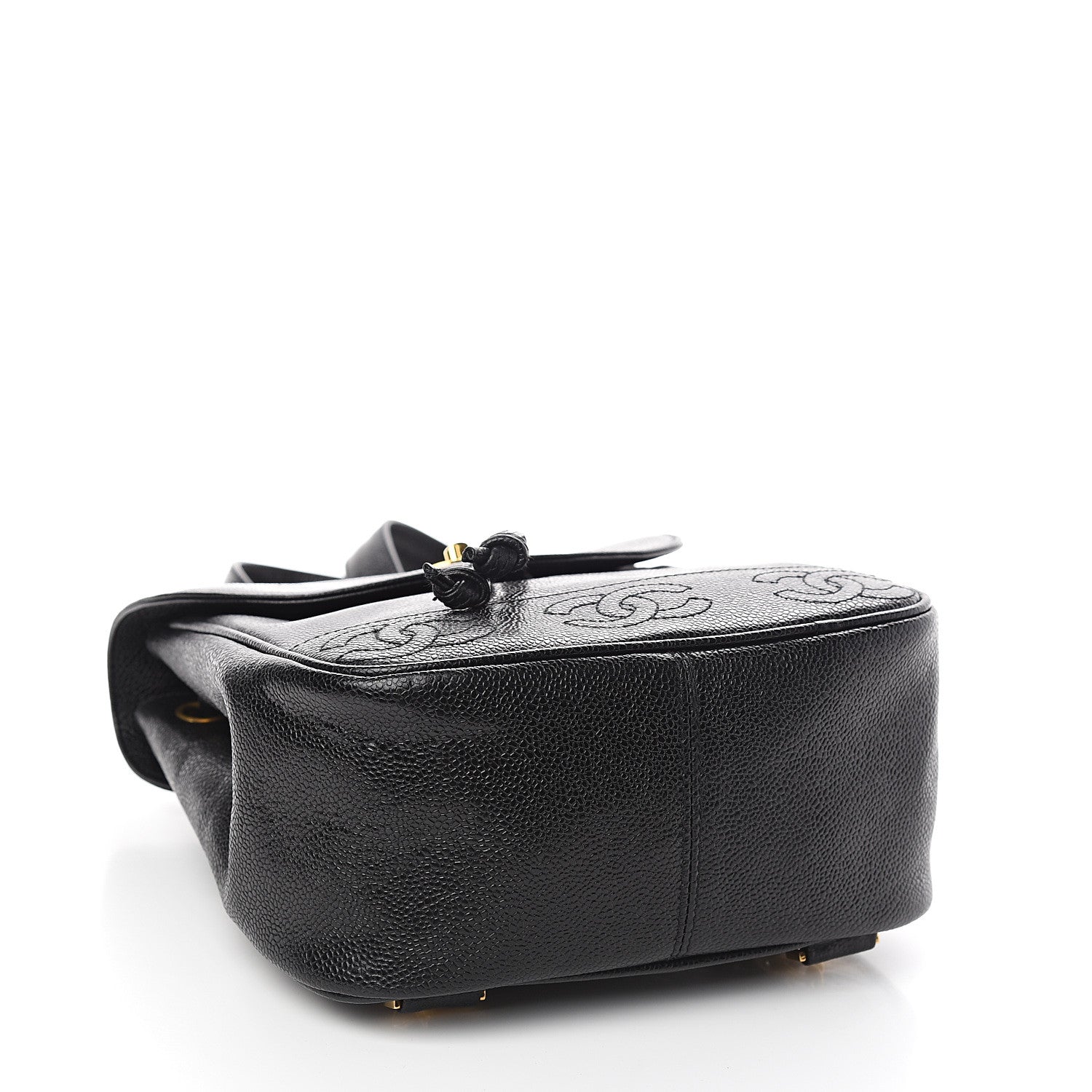 Chanel Caviar CC Backpack Black 3 of 10