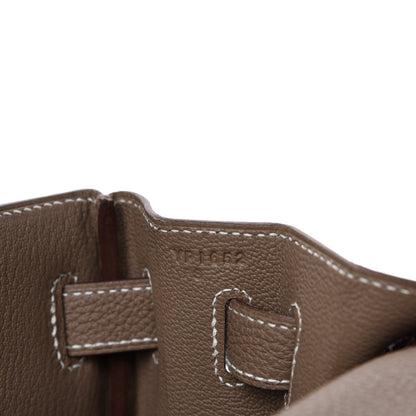 Hermes Togo Kelly Retourne 32 Etoupe 10 of 12