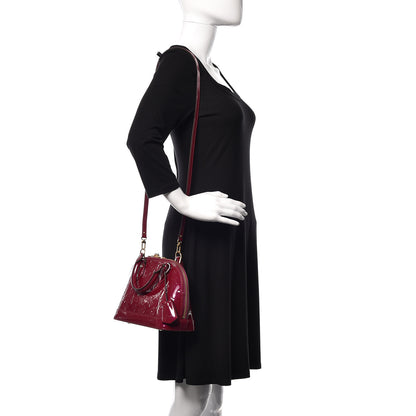 Louis Vuitton Vernis Alma BB Magenta 2 of 9