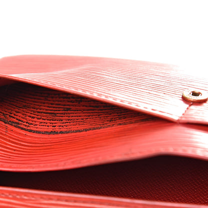 Louis Vuitton Epi Sarah Wallet Coquelicot 18 of 18