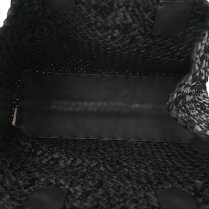 Bottega Veneta Nappa Velours Intrecciato Medium Cabat Black 6 of 10