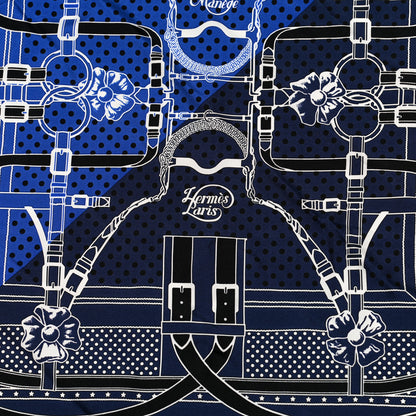 Hermes Silk Grand Manege Cut Bandana Love Scarf 70 2 of 7