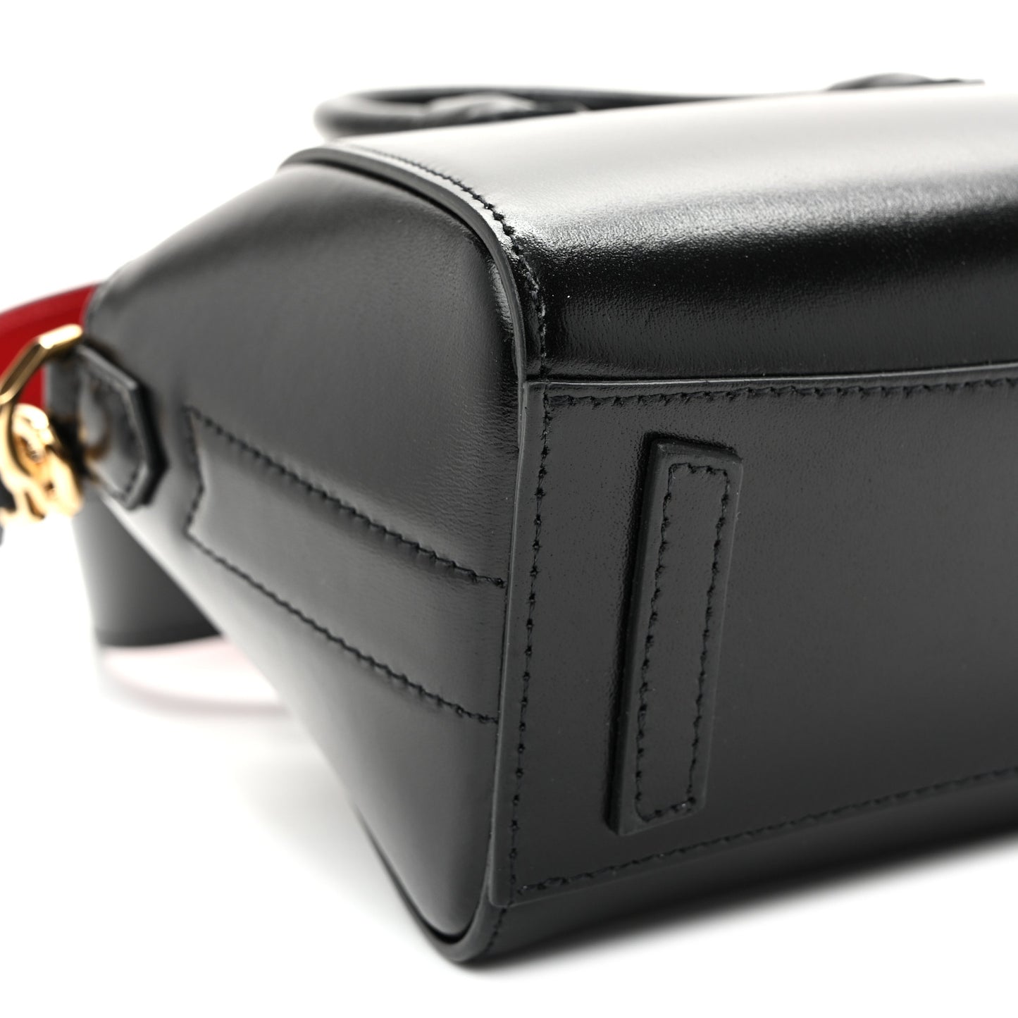 Box Calfskin Toy Antigona Black Red