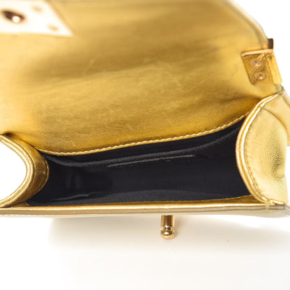 Chanel Metallic Patent Calfskin Quilted Mini Boy Flap Gold 5 of 10