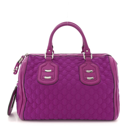 Gucci Guccissima Neoprene Techno Tag Medium Boston Magenta 1 of 10