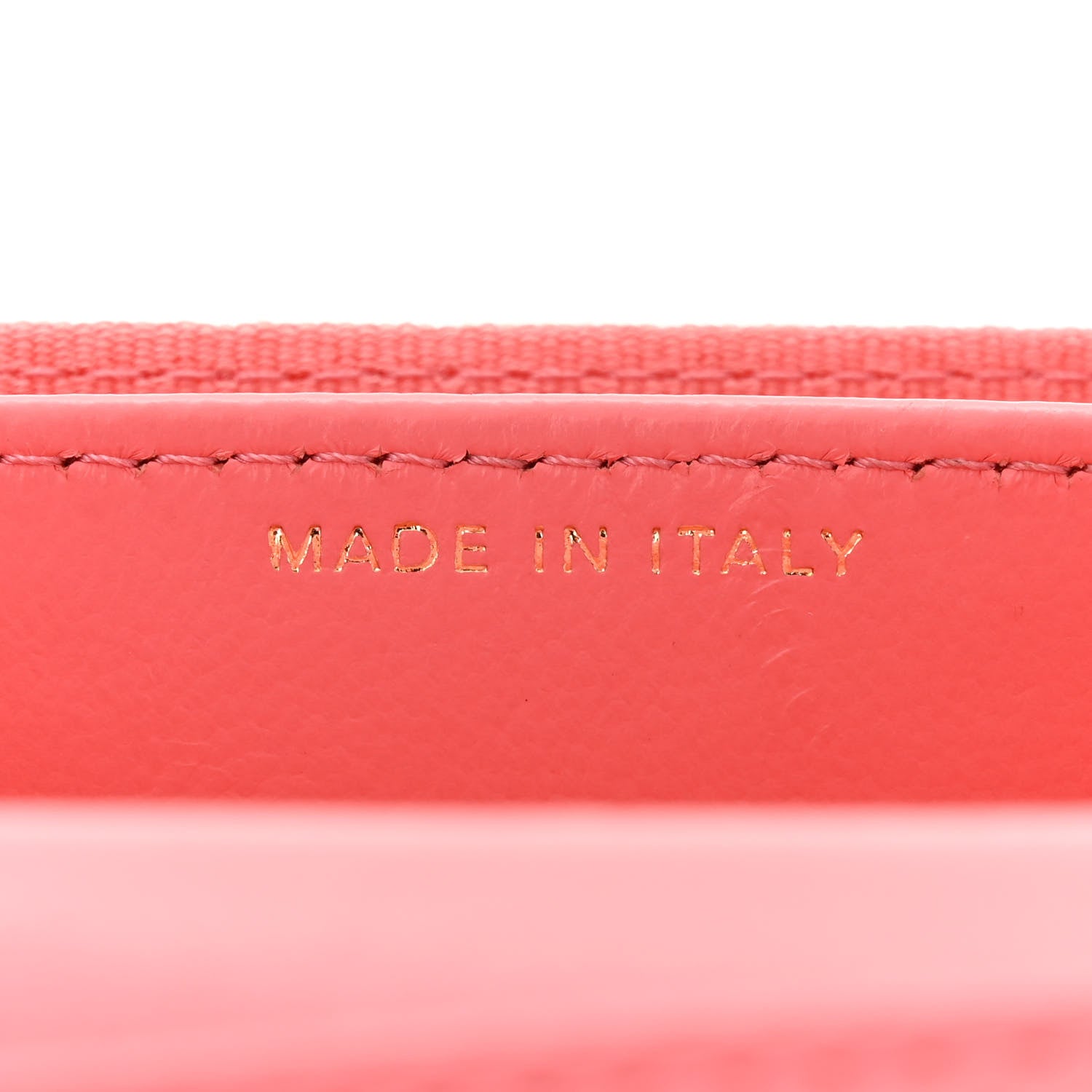 Chanel Lambskin Enamel Quilted Pending CC Card Holder On Chain Pink 7 of 11